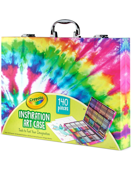 Conjunto de Arte Crayola Inspiration 140 Piezas - Tie-Dye