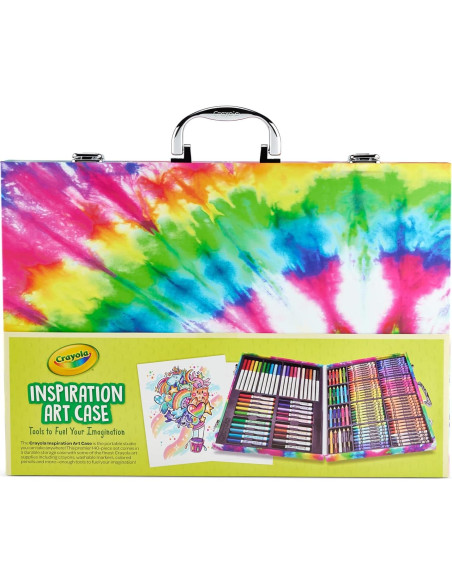 Conjunto de Arte Crayola Inspiration 140 Piezas - Tie-Dye