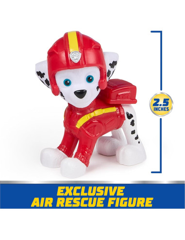 Figura de acción Marshall Paw Patrol con avión hidroavión
