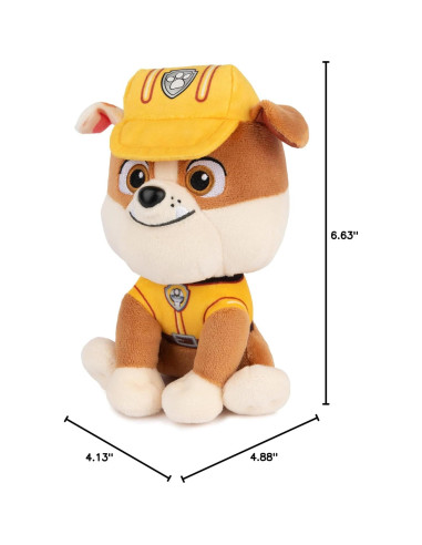 Peluches GUND PAW Patrol Rubble 15 cm en Uniforme de Construcción