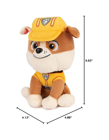Peluches GUND PAW Patrol Rubble 15 cm en Uniforme de Construcción