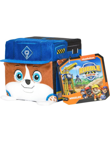 Peluches Rubble & Crew Wheeler Cubo 10 cm para Niños