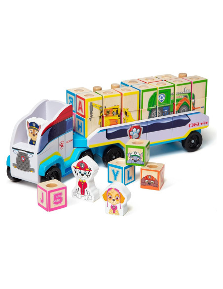 Camión de Bloques ABC Melissa & Doug - Juguete 33 Piezas