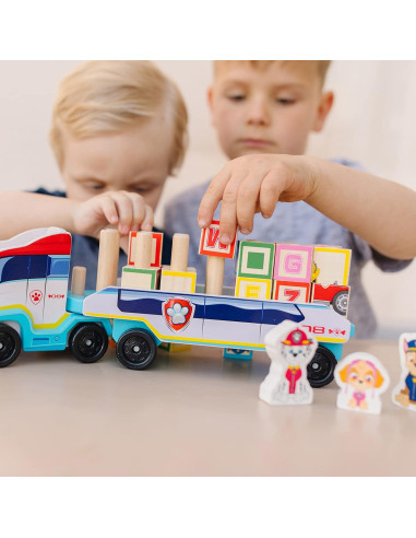 Camión de Bloques ABC Melissa & Doug - Juguete 33 Piezas