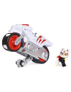 Vehículo Deluxe PAW Patrol Wildcat con Wheelie y Figura