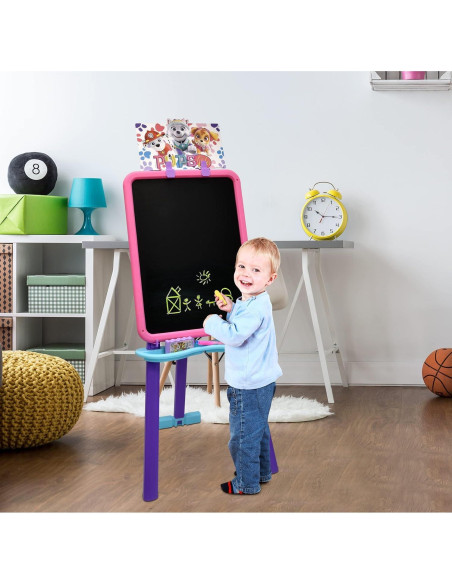 Caballete de Arte Paw Patrol para Niños con Pizarra Magnética