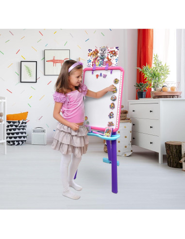 Caballete de Arte Paw Patrol para Niños con Pizarra Magnética