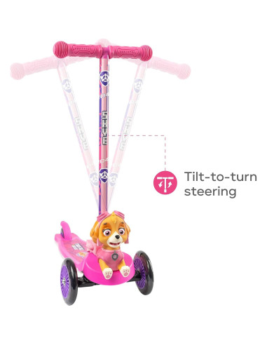 Patinete Voyager Paw Patrol 3 Ruedas Iluminado 2,79 kg