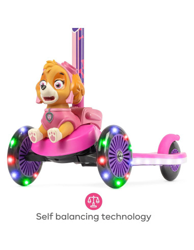 Patinete Voyager Paw Patrol 3 Ruedas Iluminado 2,79 kg