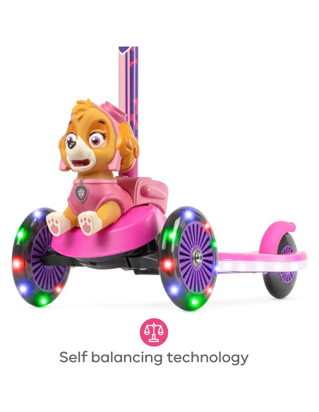 Patinete Voyager Paw Patrol 3 Ruedas Iluminado 2,79 kg