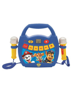 Reproductor Karaoke Paw Patrol Lexibook Bluetooth 0.54kg