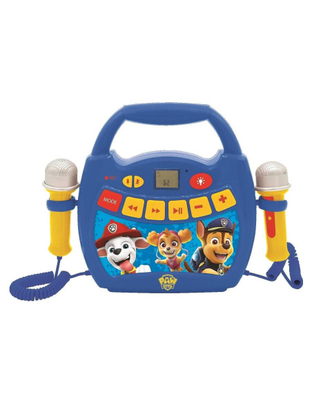 Reproductor Karaoke Paw Patrol Lexibook Bluetooth 0.54kg
