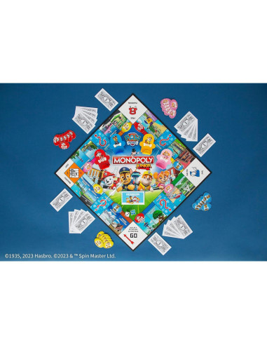 Monopoly Junior PAW Patrol USAopoly | Juego Familiar 5+