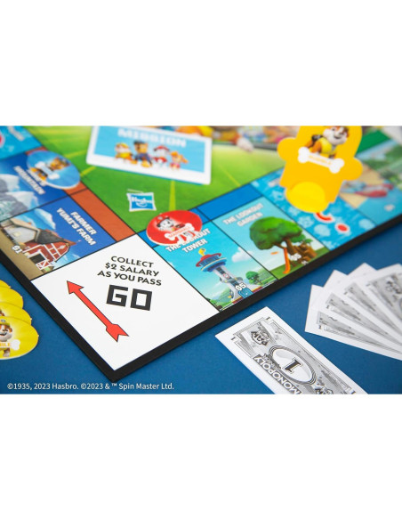 Monopoly Junior PAW Patrol USAopoly | Juego Familiar 5+