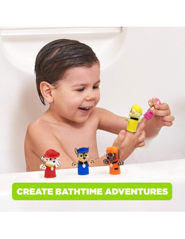 Conjunto de 10 Marionetas de Dedo Baby Shark y PAW Patrol