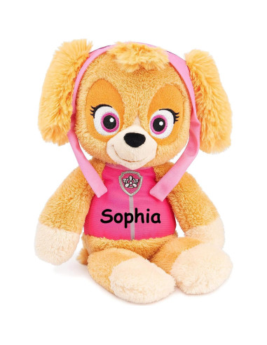 Peluche PAW Patrol GUND Chase 33 cm personalizado Skye