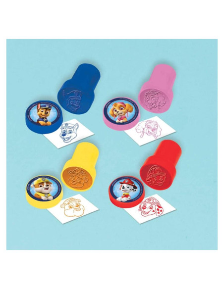 Sellos de Paw Patrol Amscan - 4 Piezas Coloridas Sellos de Paw Patrol Amscan - 4 Piezas Coloridas
