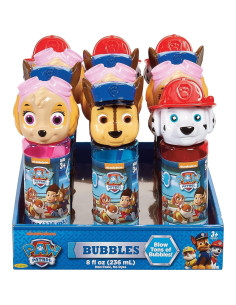 Set de Burbujas Paw Patrol 12 Piezas 8oz Chase Marshall Skye 2