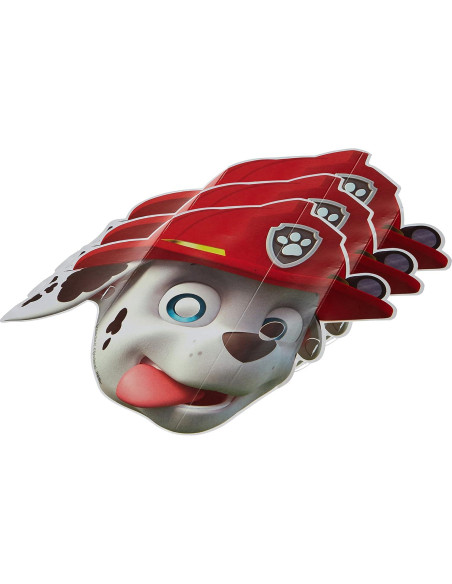 Máscaras de Papel Premium Paw Patrol - Pack de 8 para Niños