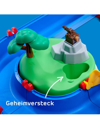 AquaPlay AdventureLand - Set de Juego Acuático 53 Piezas