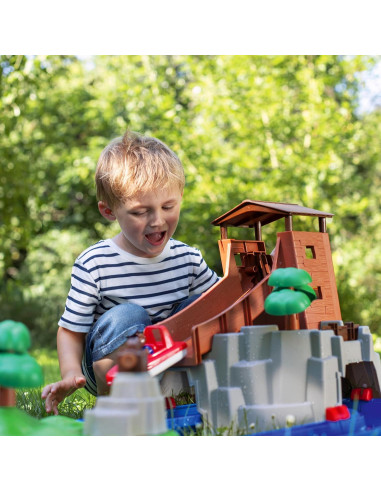 AquaPlay AdventureLand - Set de Juego Acuático 53 Piezas