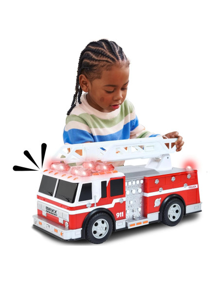 Camión de Bomberos Maxx Action Sunny Days 30.48 cm con Luces y Sonidos