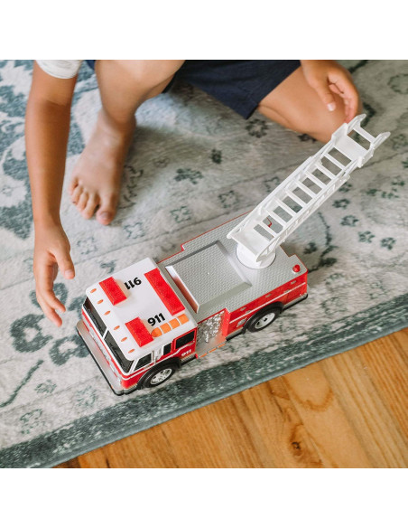 Camión de Bomberos Maxx Action Sunny Days 30.48 cm con Luces y Sonidos