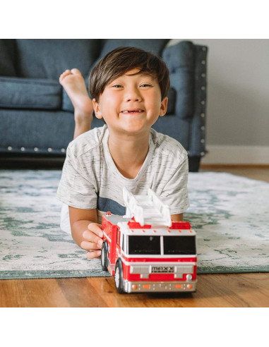 Camión de Bomberos Maxx Action Sunny Days 30.48 cm con Luces y Sonidos
