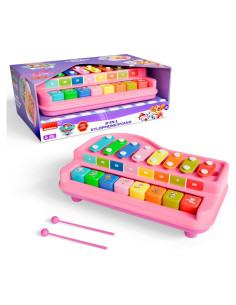 Xilófono y Piano Lollipop Patrulla Canina 2 en 1 - Juguete Musical