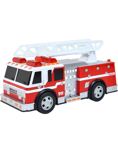 Camión de Bomberos Maxx Action Sunny Days 30.48 cm con Luces y Sonidos