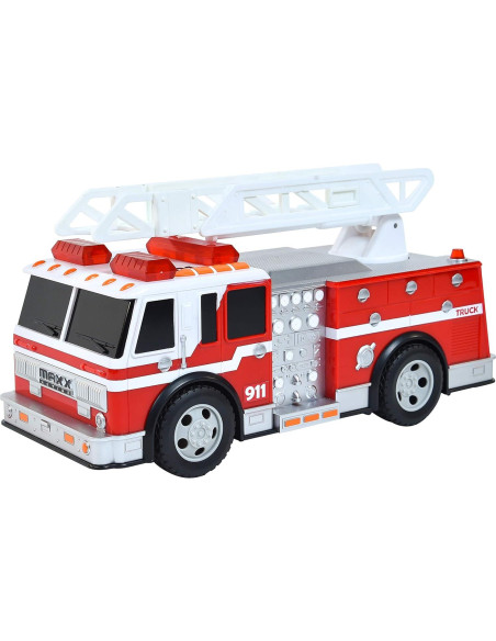 Camión de Bomberos Maxx Action Sunny Days 30.48 cm con Luces y Sonidos