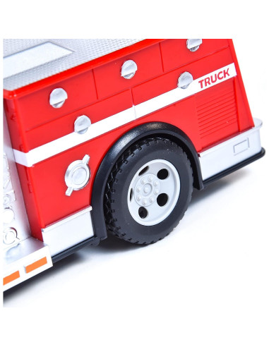 Camión de Bomberos Maxx Action Sunny Days 30.48 cm con Luces y Sonidos