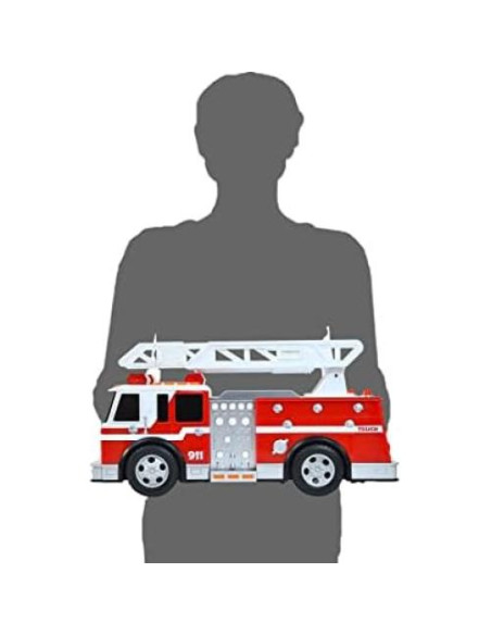 Camión de Bomberos Maxx Action Sunny Days 30.48 cm con Luces y Sonidos