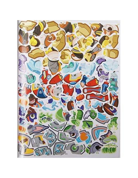 Libro de Actividades Patrulla Canina - Pegatinas por Números