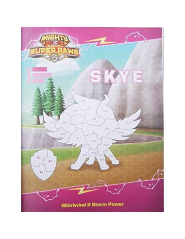 Libro de Actividades Patrulla Canina - Pegatinas por Números