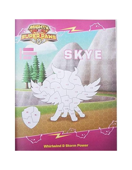 Libro de Actividades Patrulla Canina - Pegatinas por Números