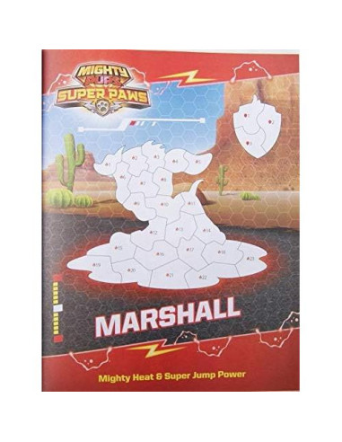 Libro de Actividades Patrulla Canina - Pegatinas por Números