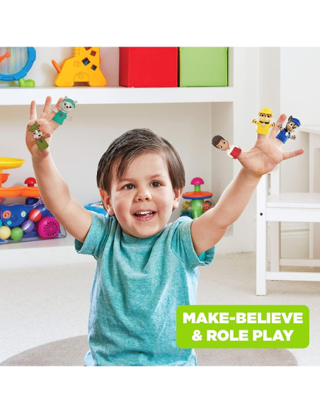 Conjunto de Títeres de Dedo Ginsey PAW Patrol y Baby Shark