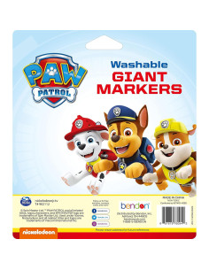 Marcadores Gigantes Bendon PAW Patrol 5 Piezas Creativos 2