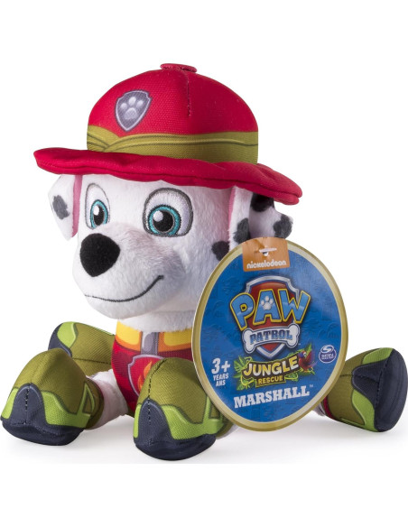 Peluche Paw Patrol Rescate en la Selva Marshall 20 cm