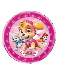 Globo Mylar Rosa Paw Patrol 45.72 cm - Fiesta Cumpleaños