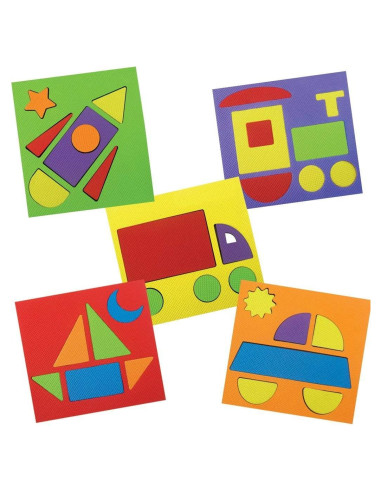 Rompecabezas de Formas Imagimake Vehículos 42 Piezas