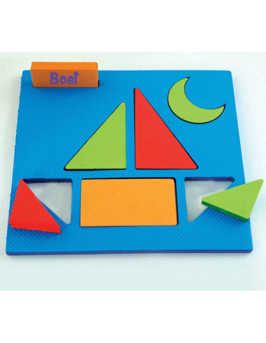 Rompecabezas de Formas Imagimake Vehículos 42 Piezas