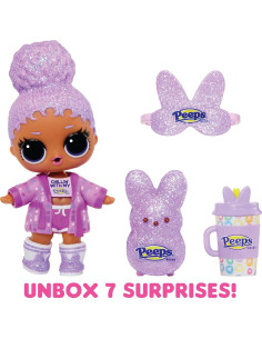 Muñeca L.O.L. Surprise! Ama Mini Dulces Peeps Conejito Acogedor - 7 Sorprisas, Edición Limitada 2