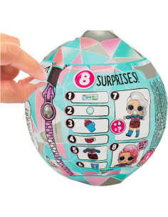 Muñeca L.O.L. Surprise! Glitter Globe Disco Invernal 8 Sorpresas 2