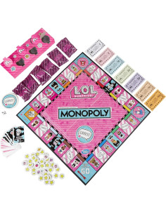 Monopoly L.O.L. Surprise! Hasbro Juego de mesa para 8 años+ 2