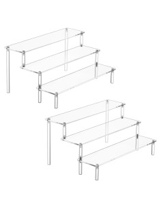Soporte Acrílico 2PCS Grande 3 Niveles para Perfumes