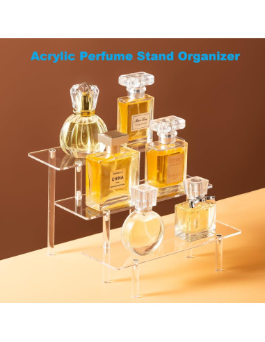 Soporte Acrílico 3 Niveles 2PCS para Cupcakes y Perfumes