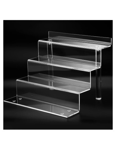 Estante Acrílico 4 Niveles para Perfumes y Funko POP