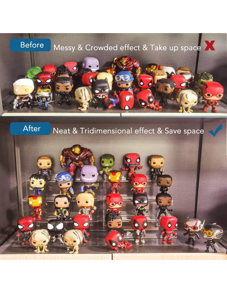 Estante Acrílico 4 Niveles para Perfumes y Funko POP